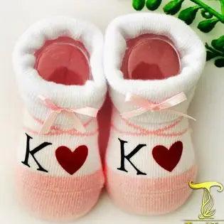 Personalised Baby Socks with Initials Tranquil Touch Gifts