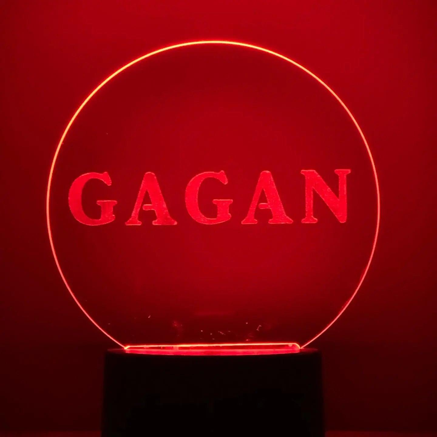 Personalised LED Lamp Tranquil Touch Gifts