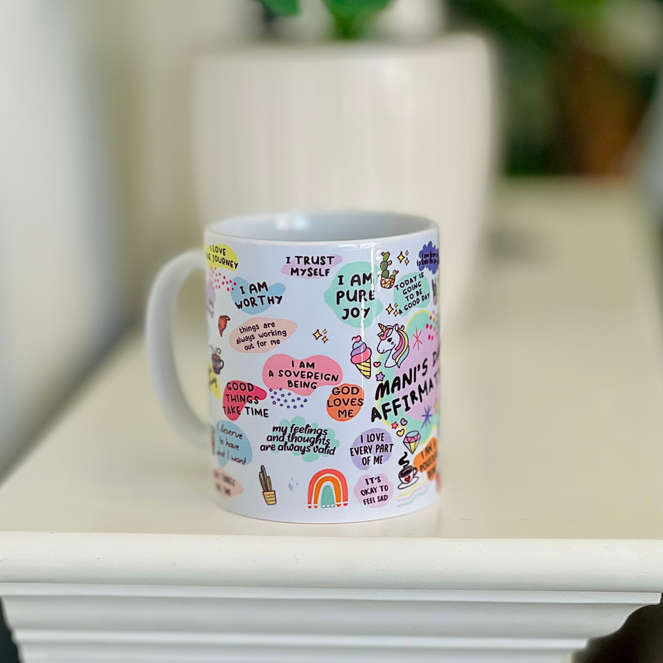 Personalised Daily Affirmations Coffee Mug