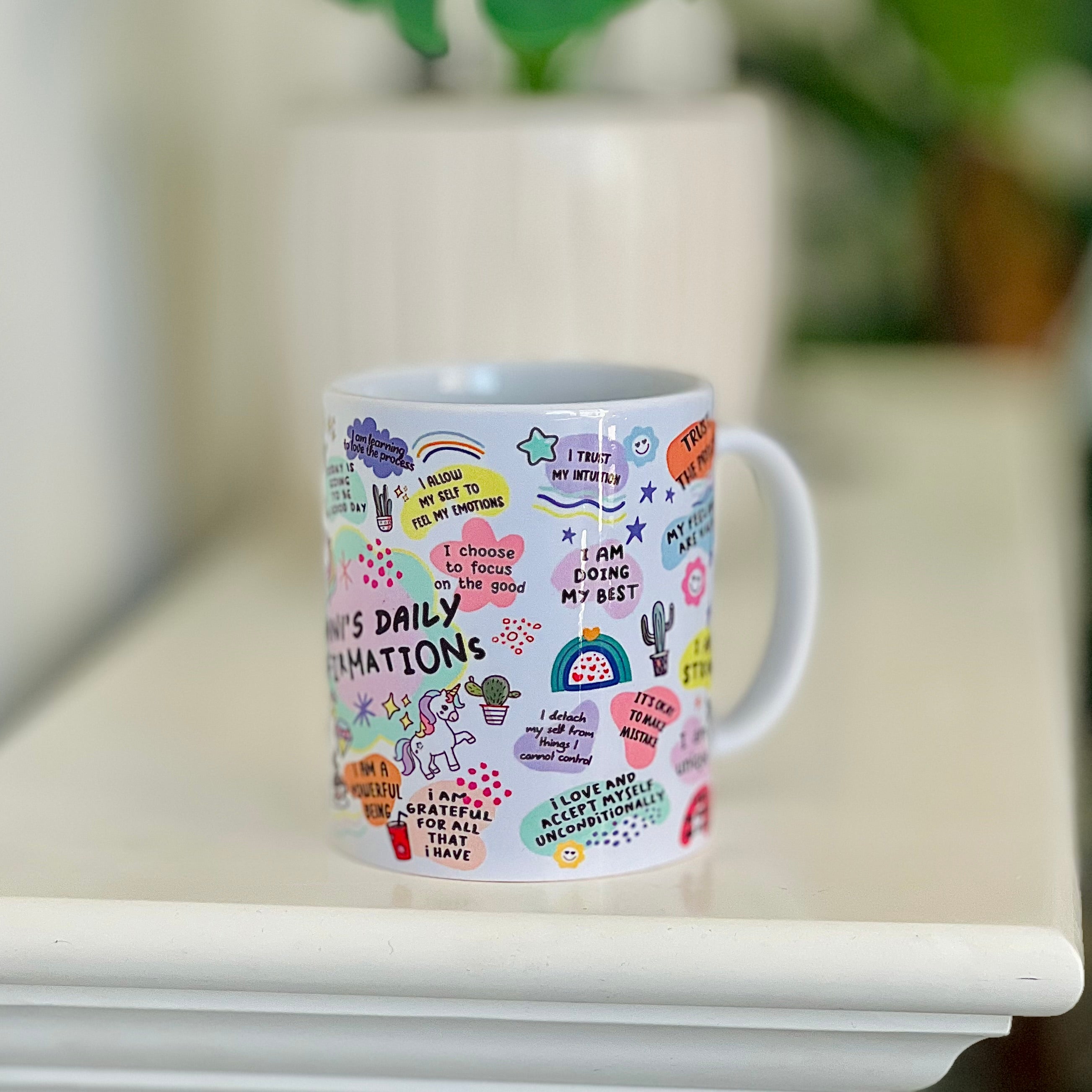 Personalised Daily Affirmations Coffee Mug