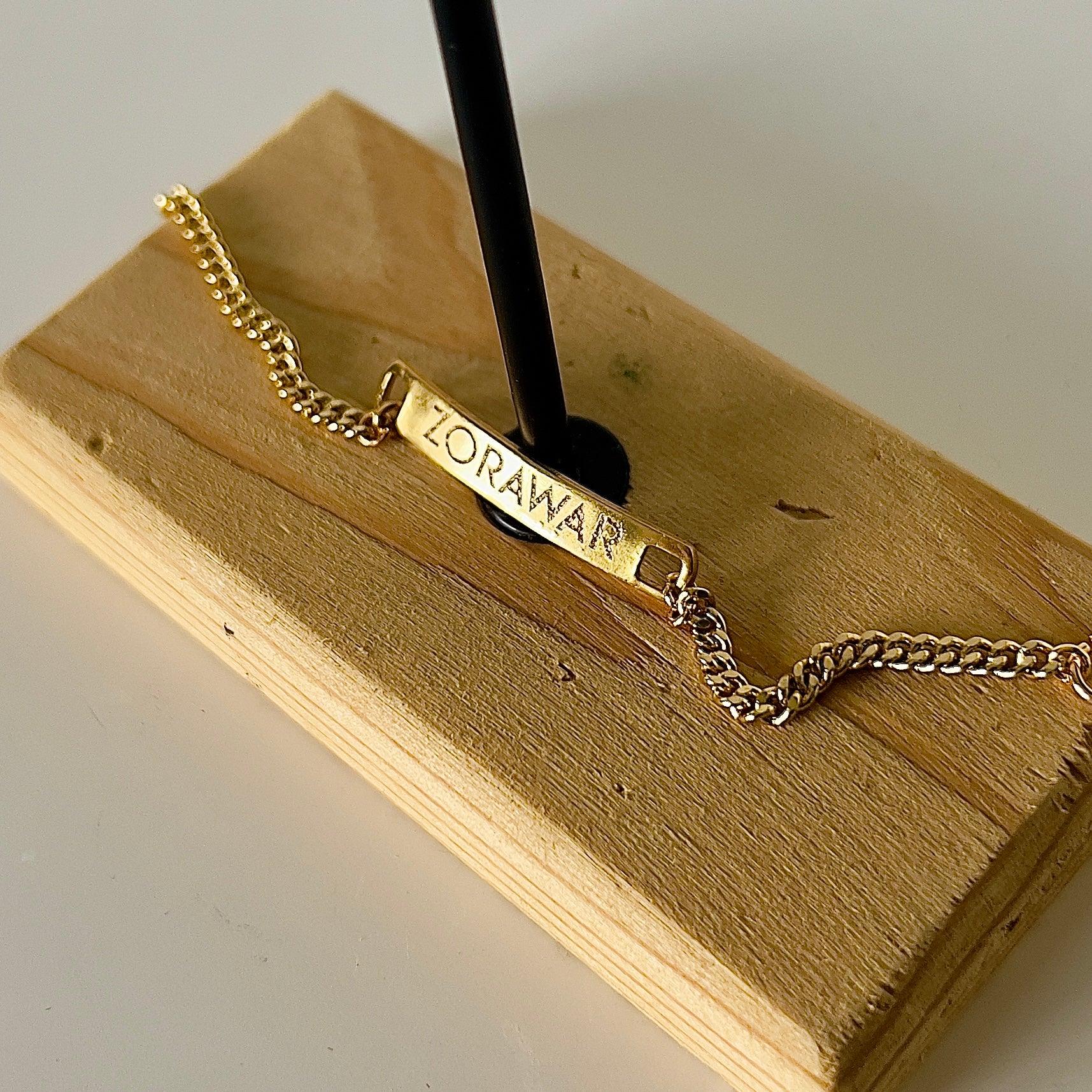 Personalised Gold Plated Name Bracelet