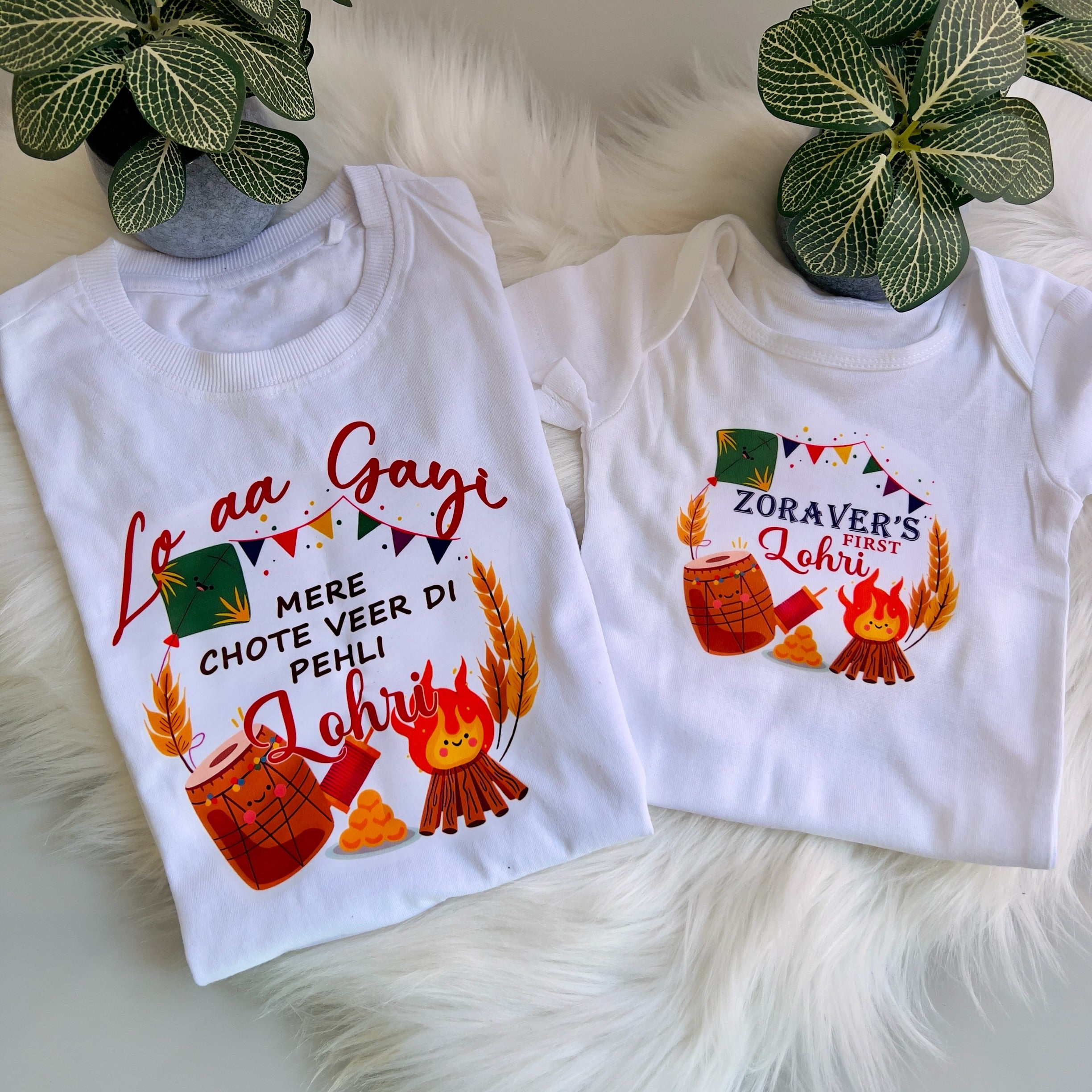 Lohri Sibling T-shirt Set