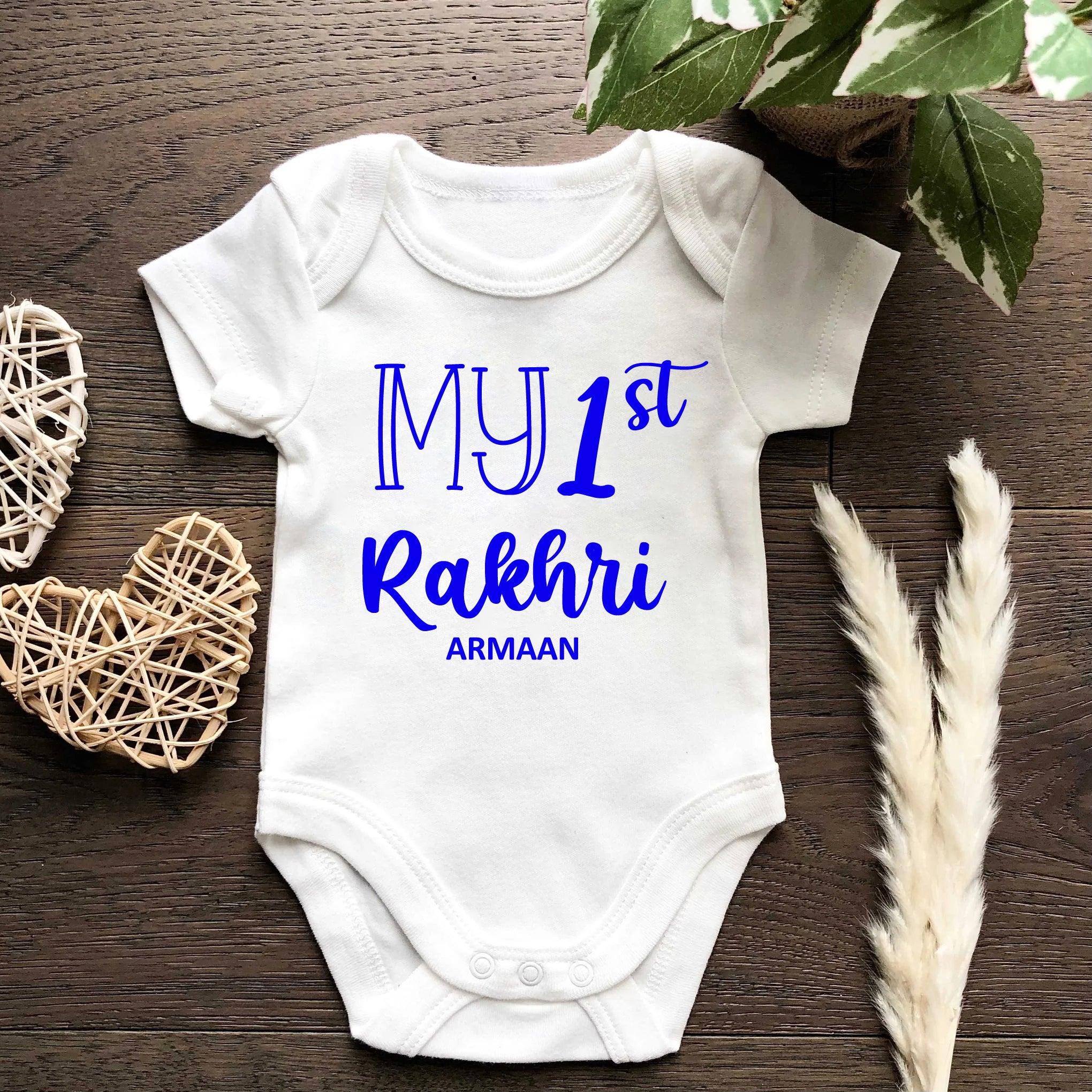 My 1st Rakhri Baby Bodysuit