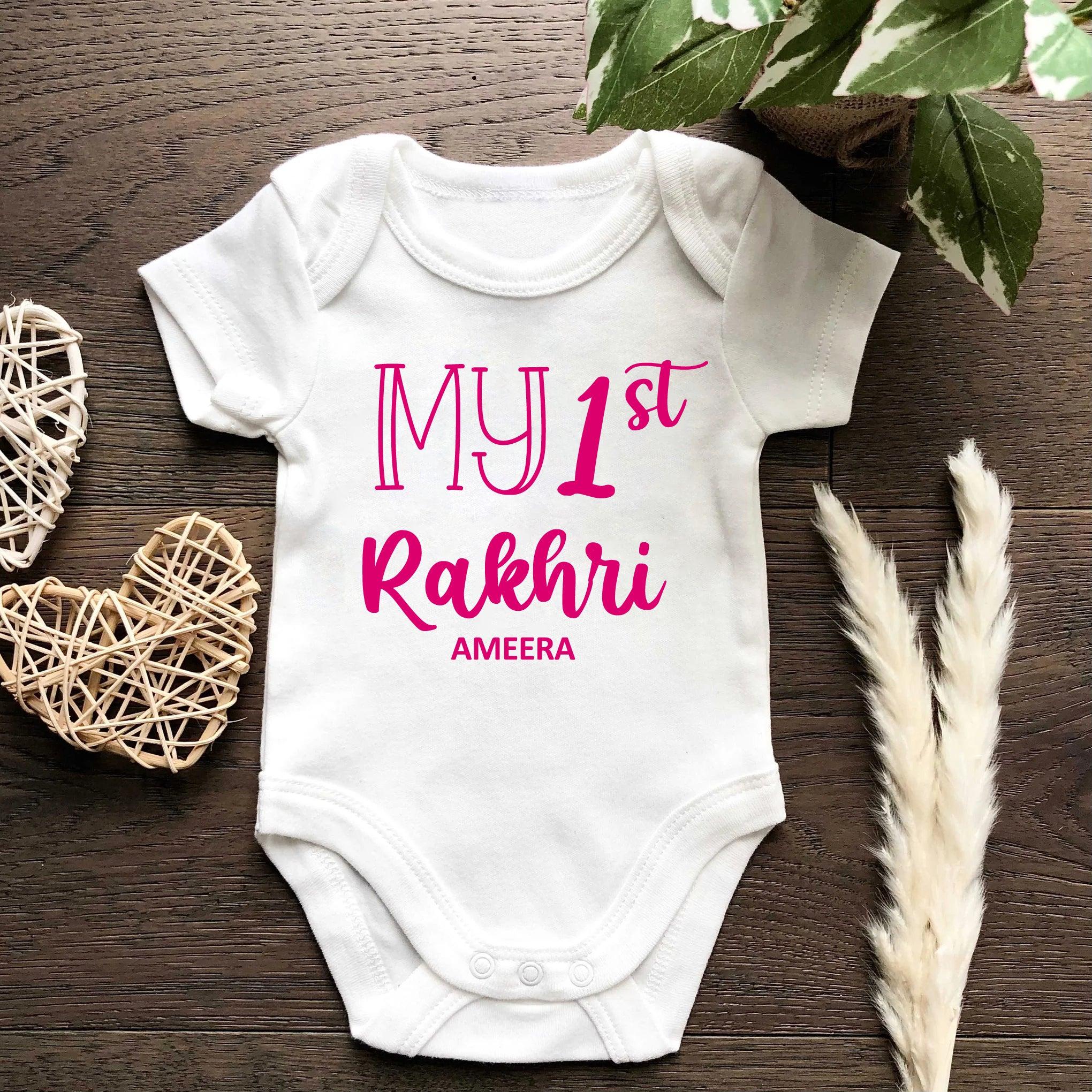 My 1st Rakhri Baby Bodysuit