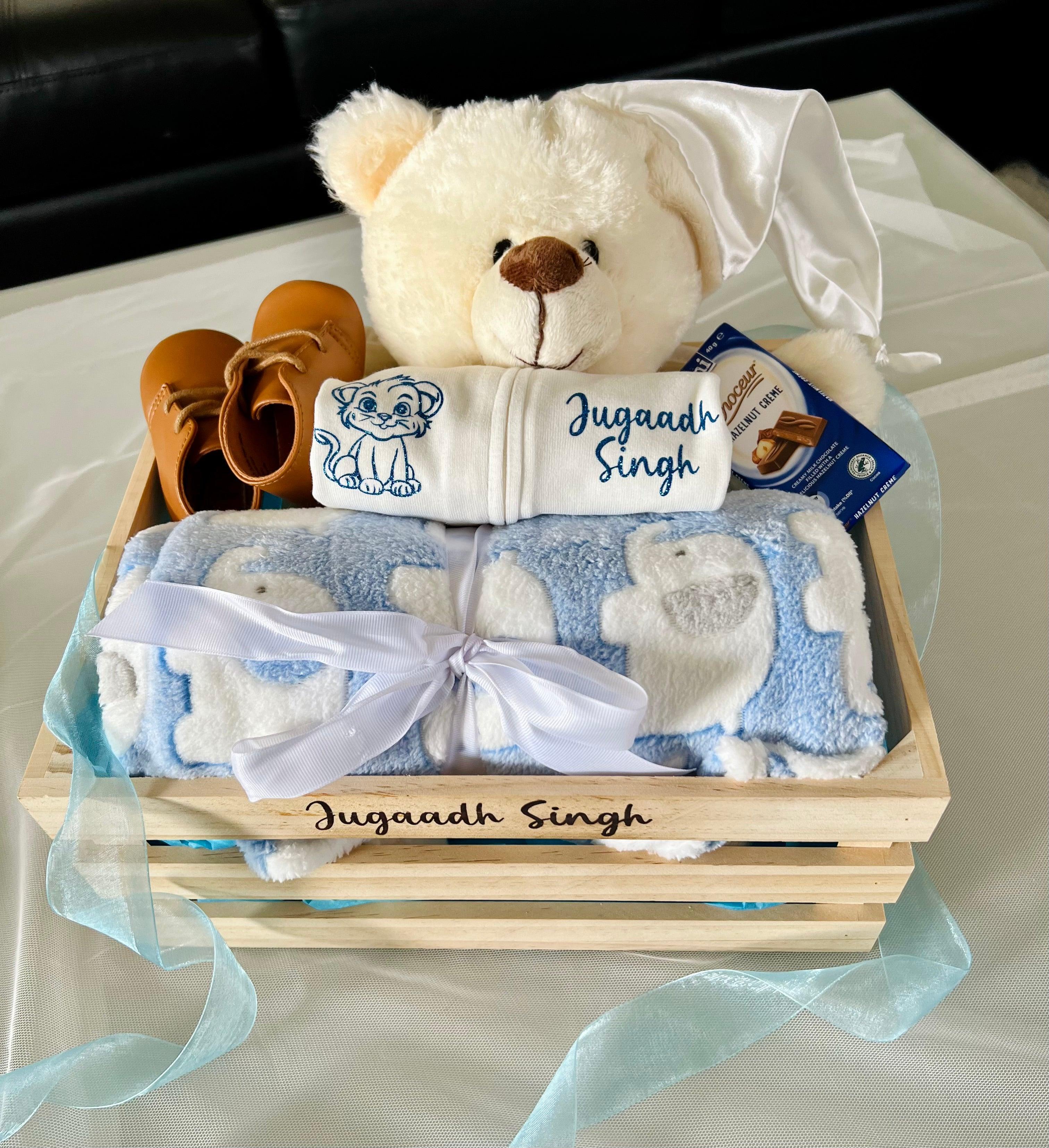 Personalised Baby Gift Basket| Baby Shower Hamper