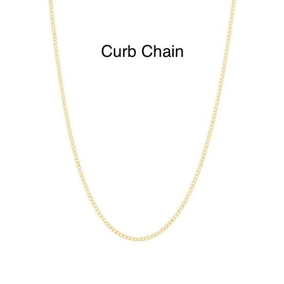 Personalised Cursive Name Necklace in 18k Gold Plated