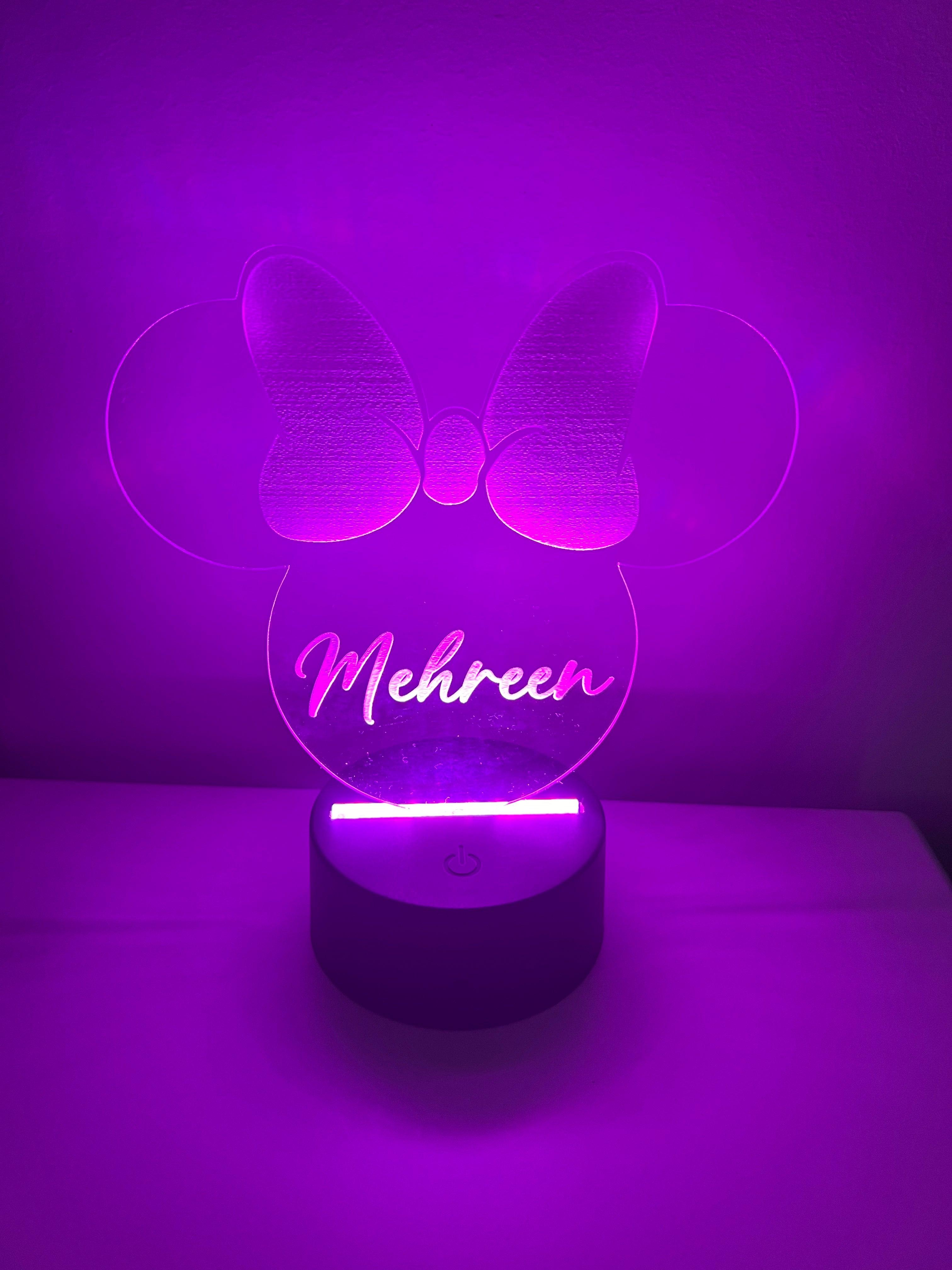 Personalised Kids LED Lamp