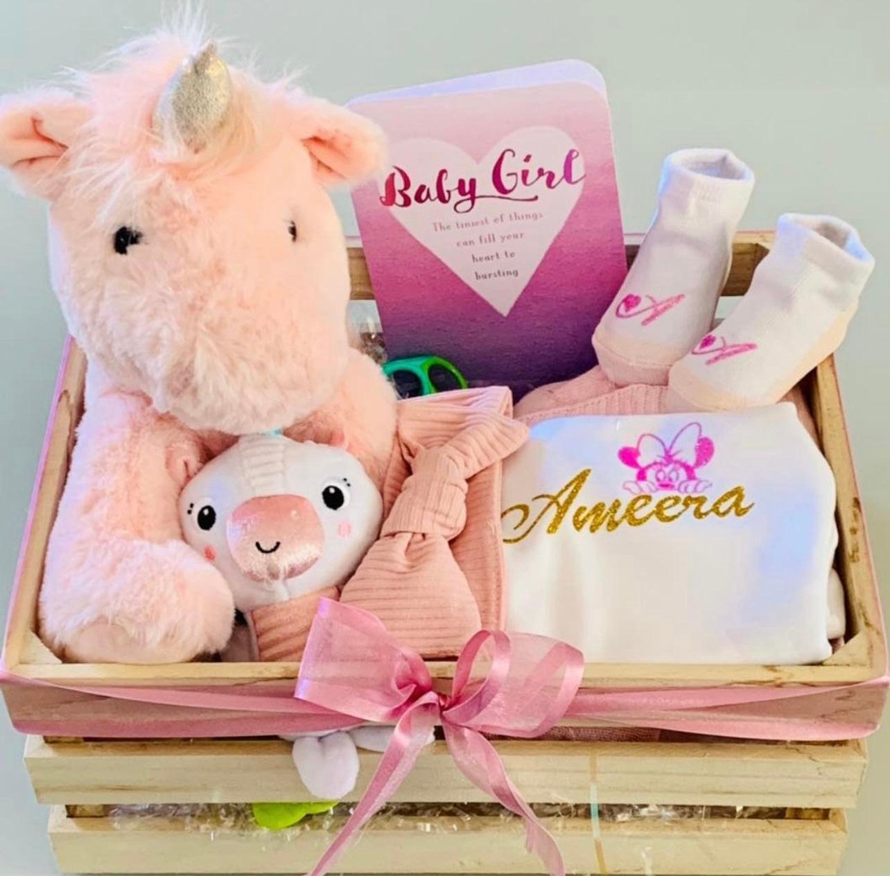 Personalised Baby Gift Basket| Baby Shower Hamper