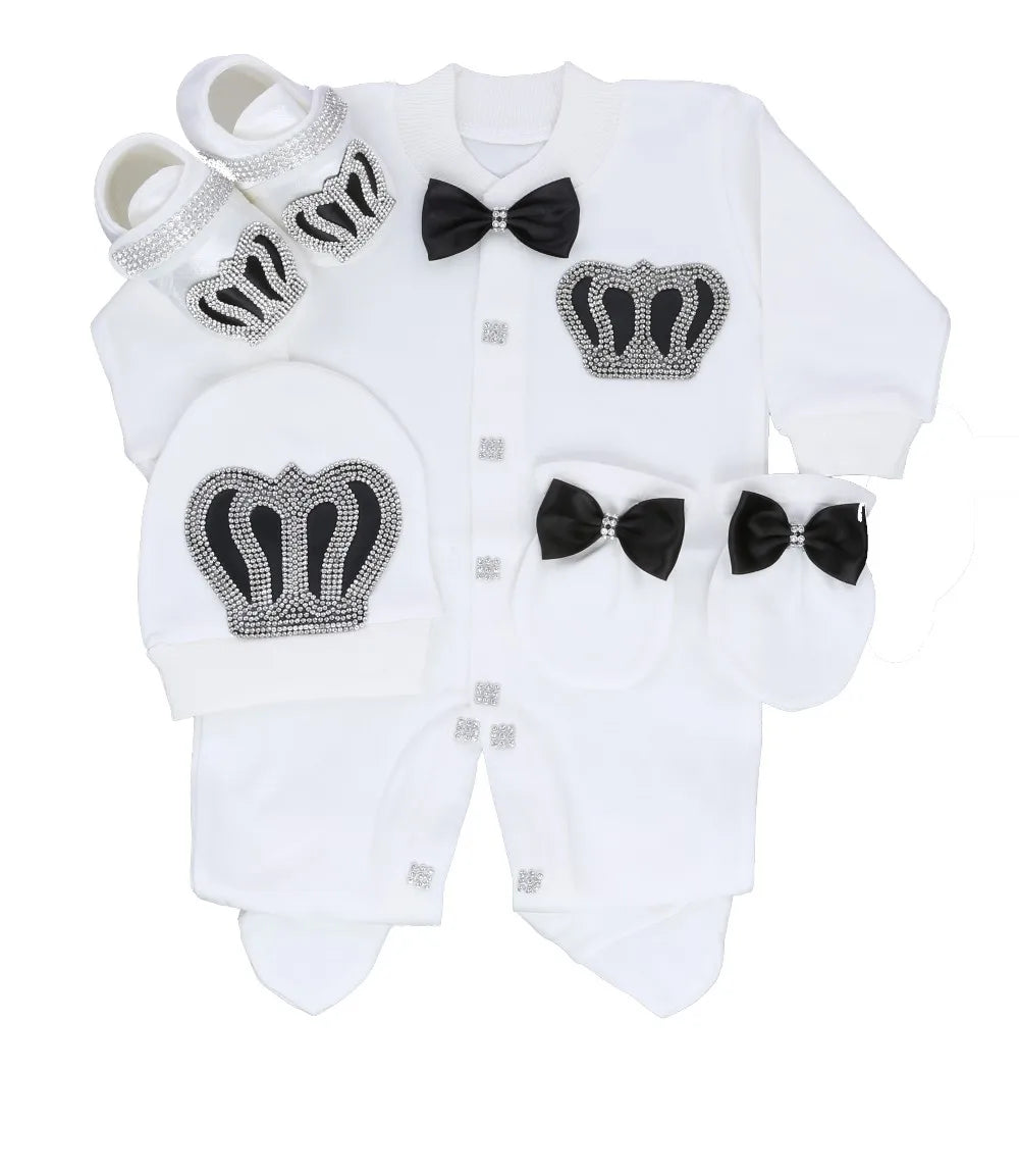 Luxury Newborn Gift: Unique Baby Welcome Home Outfit | Personalised Baby Clothes