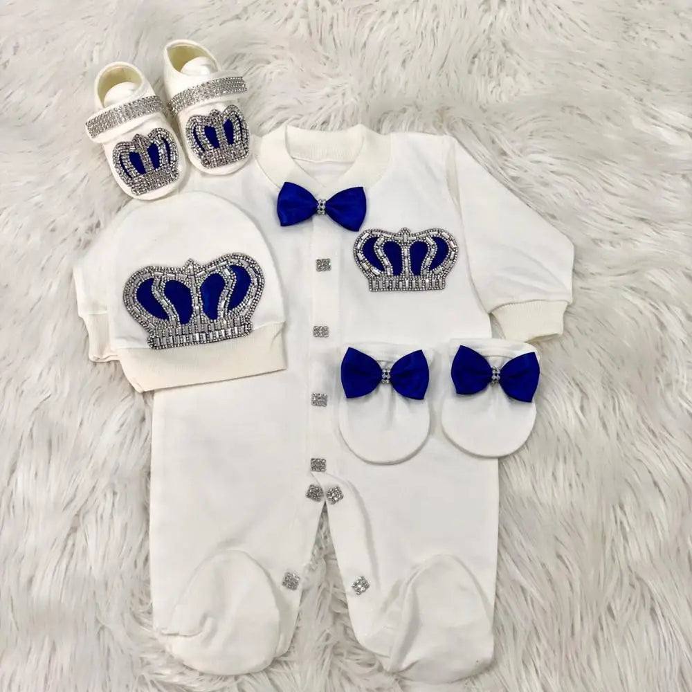 Luxury Newborn Gift: Unique Baby Welcome Home Outfit | Personalised Baby Clothes