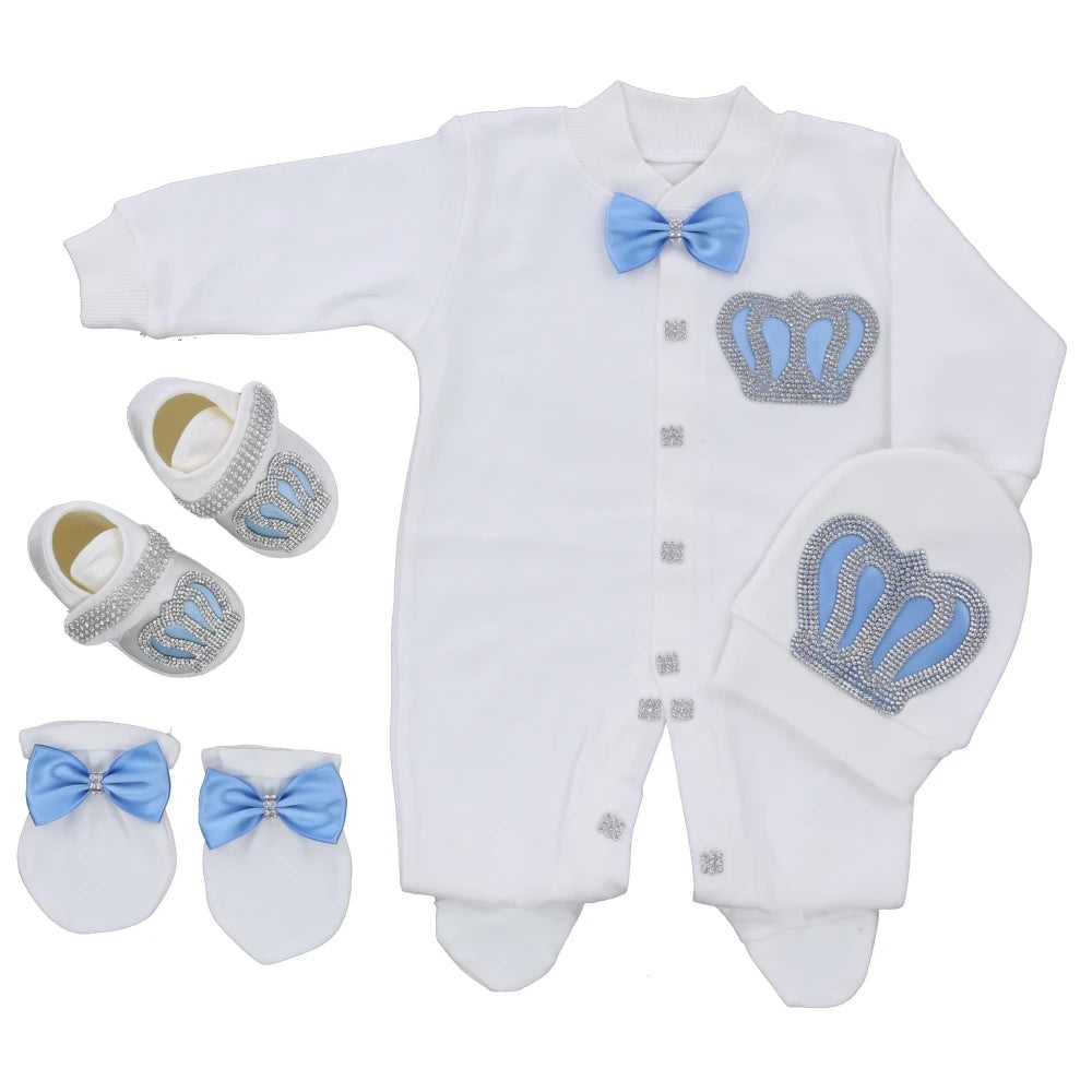 Luxury Newborn Gift: Unique Baby Welcome Home Outfit | Personalised Baby Clothes